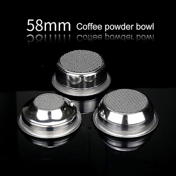 58mm filterkurv til portafilter Genanvendeligt kaffegrej til hjemmet og cafékaffe