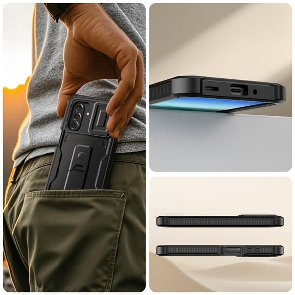 Tech-Protect Samsung Galaxy A17 Deksel Kevlar Cam+ Svart 130