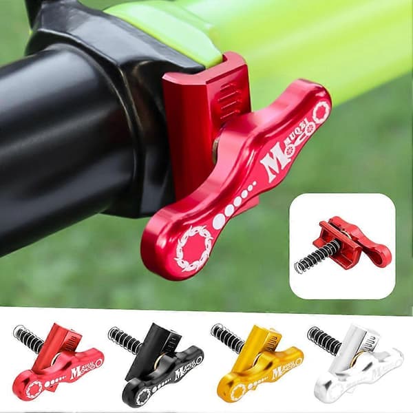 Foldecykelhane Aluminiumlegering Foldebeslag Styr Weekendturforbedrer Black