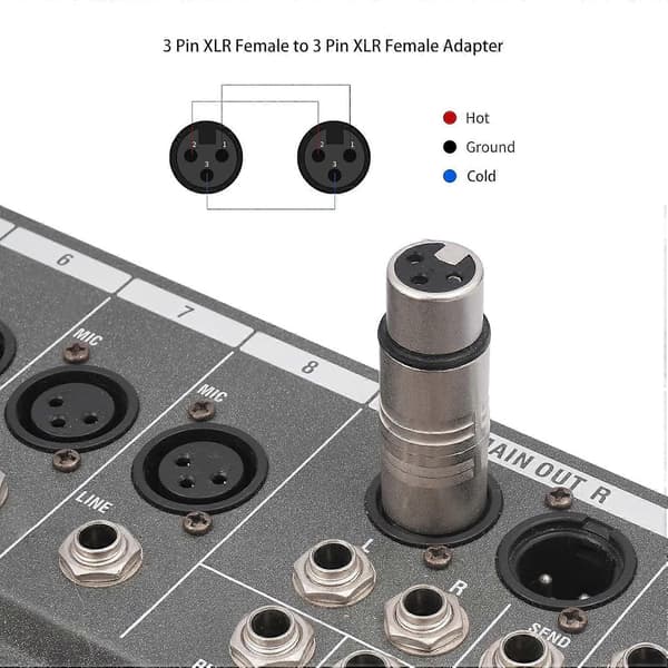 Hun til Hun, 3-bens Hun til 3-bens Hun Adapter, Adapter, 3-bens Køn