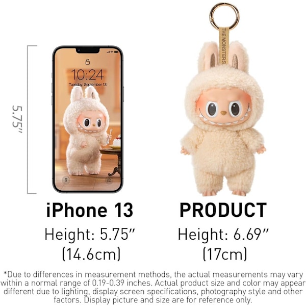 pc 1.0 POP MART Labubu Monsters Jännittäviä Macaron Pehmolelut Hahmo Leluja Sokkolaatikko Väri Satunnainen_quu 1-pakkaus 1-pack 1