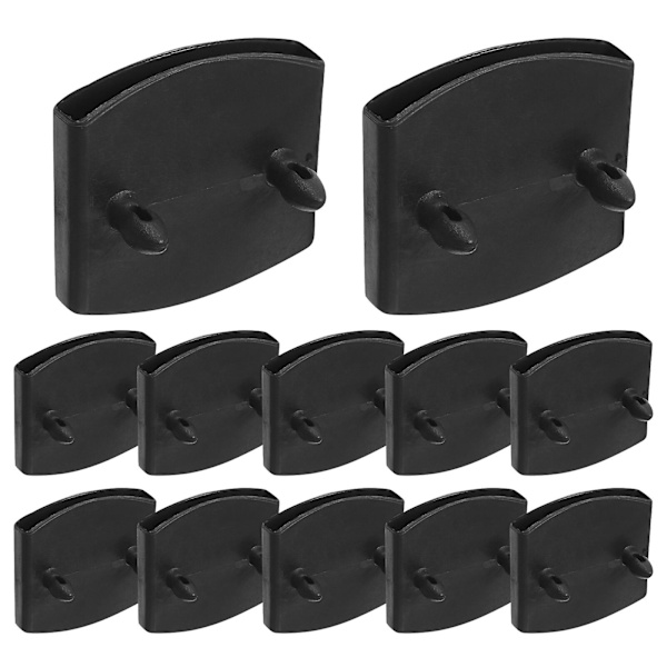 20stk Seng Lamellholdere Senter Seng Lamell Caps Seng Lamell Connector Møbeltilbehør Black 5.70X5.40X0.90CM