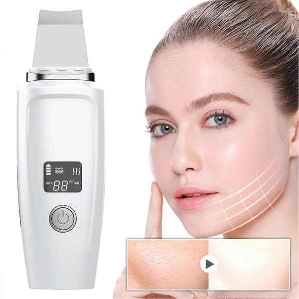 Peeling Blackhead Remover Dyprenseverktøy for Poreekstraksjon for Hjem og Reise Vit