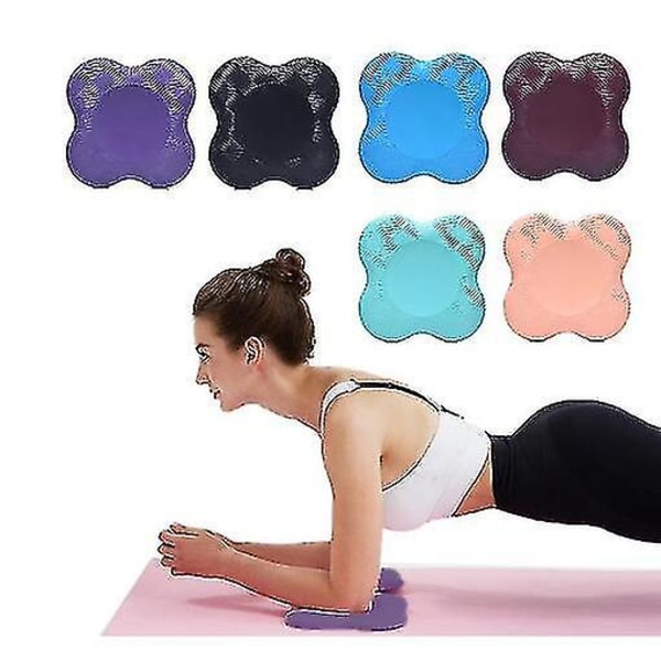 Yogaknäskydd Tryckbeständigt Tjockare Armbågar Händer Handledsstöd Balansstöd Tw Dark Gray