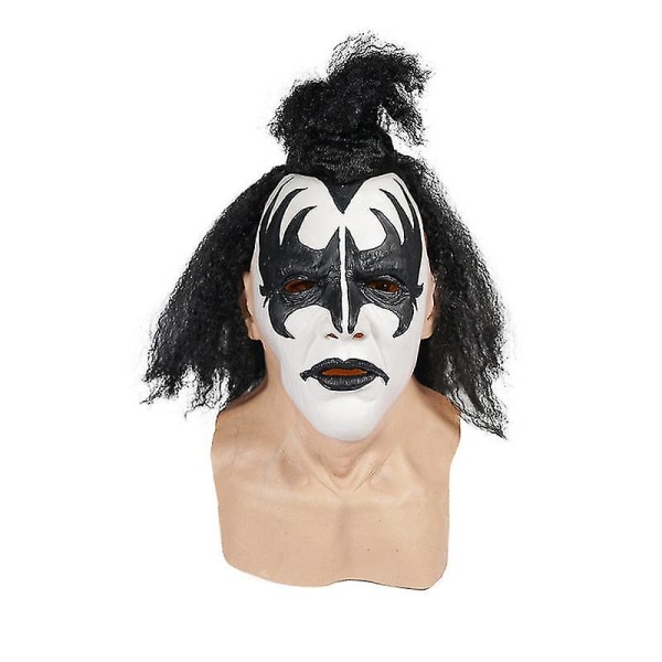 Electro Festival Mask Hullu Halloween Bat Party Mask Kiss Gene Simmons Mask