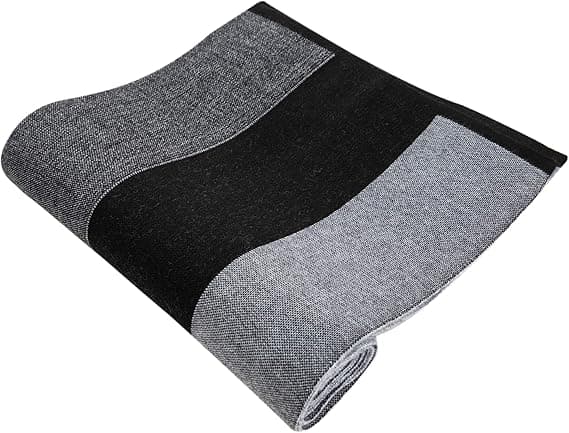 Merinoullscarf för män, lång vinterhalsduk med presentförpackning