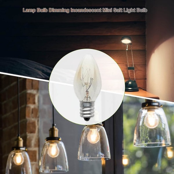 10 kpl E12 lamppu 220v-240v 10w C7 polttimo lämmin valkoinen hehkulamppu  hehkulamppu/volframi polttimo kynttilänvalo c892 | Fyndiq
