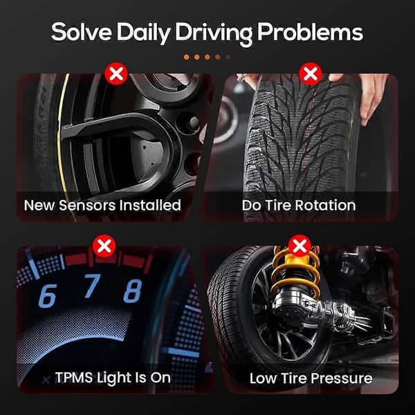50448 TPMS Relearn-verktøy for GM dekksensor, 2026 oppgradert dekktrykkmonitor