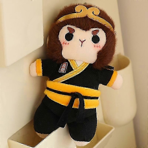 Black Myth: Goku legetøj - Sort Goku bamse, Monkey King bamse, Ape God bamse Black 35cm