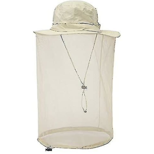 Hovednet Hat Biavl Biavler Bi Slør Hat Jagt Netting Mesh Hood Cap Bi Keeper Beige