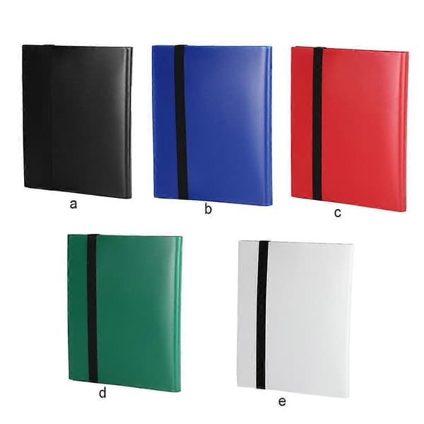 Samlekortalbum Mappe Ridsefast Spilsamlingshæfte Red