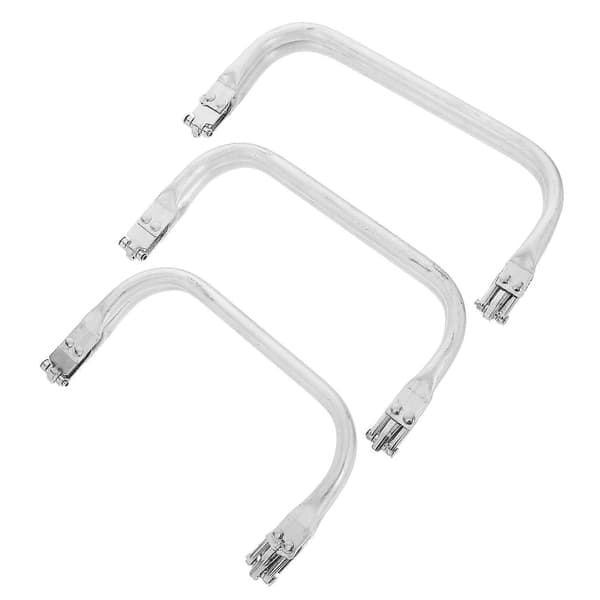 3 Pcs Handbag Frame Kit Handbag Frame Kit Bag Frame Closure Purse Frame Tools Purse Frame Lock Purse Frame Hardware Metal Purse Frame Silver Silver 20.00X17.00X1.00CM