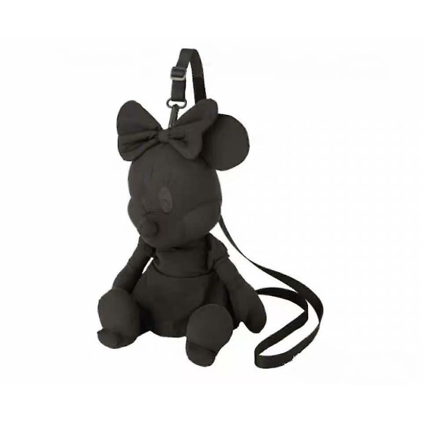 Mørk Minnie Mickey Plys Rygsæk Cross Bag
