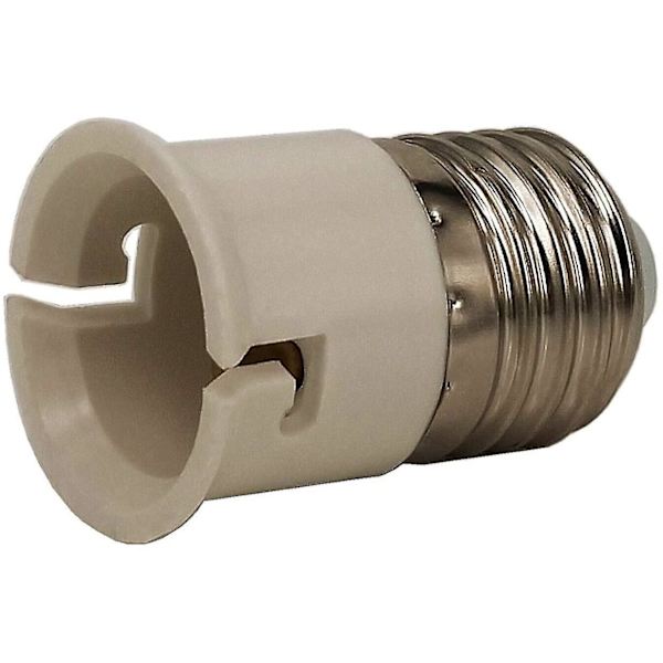 6 stk. E27 Adapter E27 Til B22 Lampehætte Adapter Konverter, E27 Til B22 Lampehætte