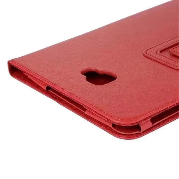 Galaxy S Vikbart Stativ PU Läderfodral för Samsung Galaxy Tab A 10.1 2016 T580N Rose Red