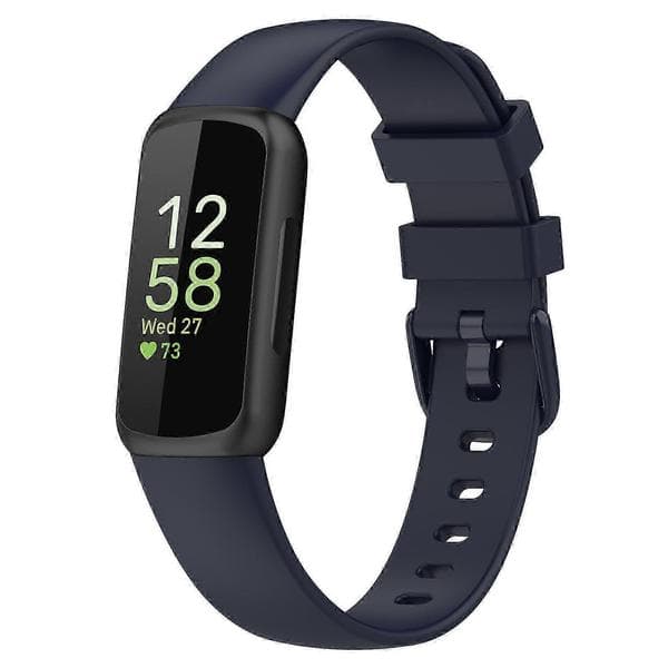 Fitbit Inspire 3 Kompatibel Silikone Urrem Dark Blue