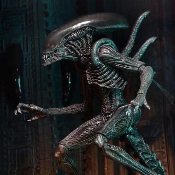 Grid Warrior Xenomorph Alien Figur Alien vs Predator Actionfigur Samlarmodell Leksaker Julklapp Födelsedagspresent Warrior