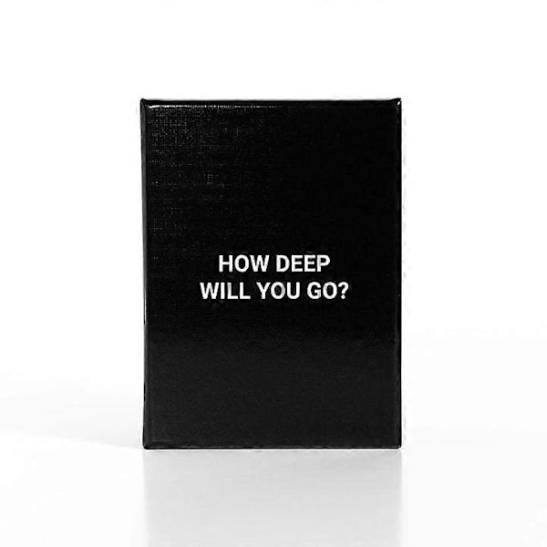 How Deep Will You Go? Questions Card Game, Deep Conversation Cards Gamejn