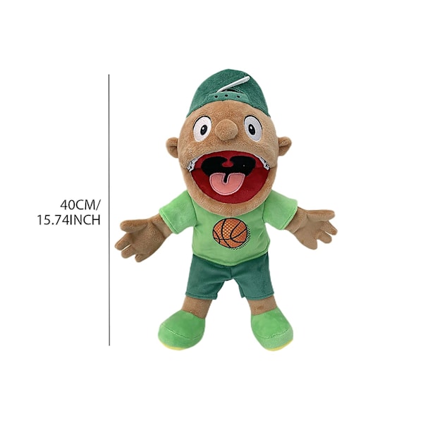 Jeffy Soft Plysh Toy Hand Puppet Jeffy Puppet Plysh Toy Game Series Hand Puppets Plysh Hat Game Toy, tegneseriedukke Plysjdukke Morsom og søt forelder C Joseph Classmate