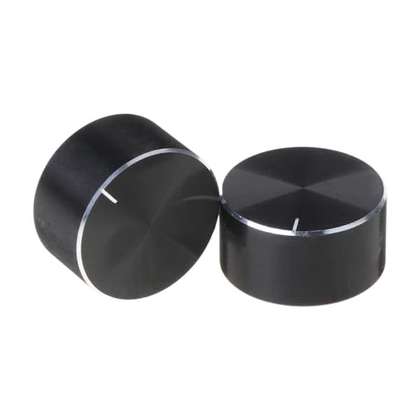 2 stk 25x13mm D-aksel roterende potentiometerknap encoder volumenkontrol til højttaler