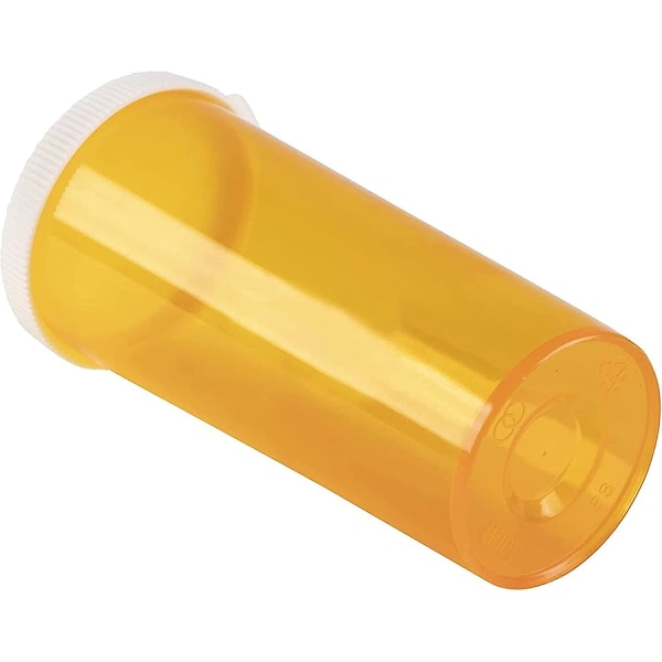 Plast medisin pilleflasker (20 pakke)