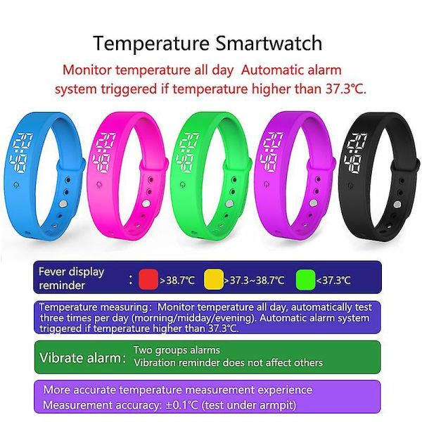 Pivotell Vibratime watch - Jopa 10 päivittäistä hälytystä Black