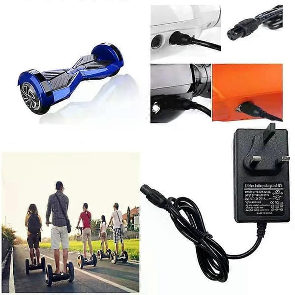 1~5PCS 42V 1A Balansbil Elscooter Strömadapter Laddare US/EU/ Plugg Mini Hoverboard Laddare För /Hoverboard EU 1pc