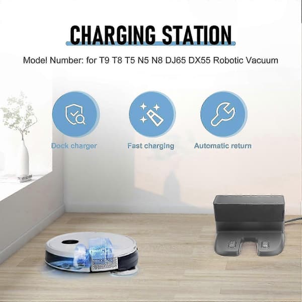 Latausasema Ecovacs Deebot -robotti-imurimalleille T9 T8 T5 N8 N5 Ozmo