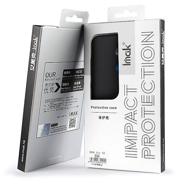 IMAK for Sony Xperia XZ2 Compact Skin Feel Anti-drop TPU-deksel + Eksplosjonssikker skjermbeskytter