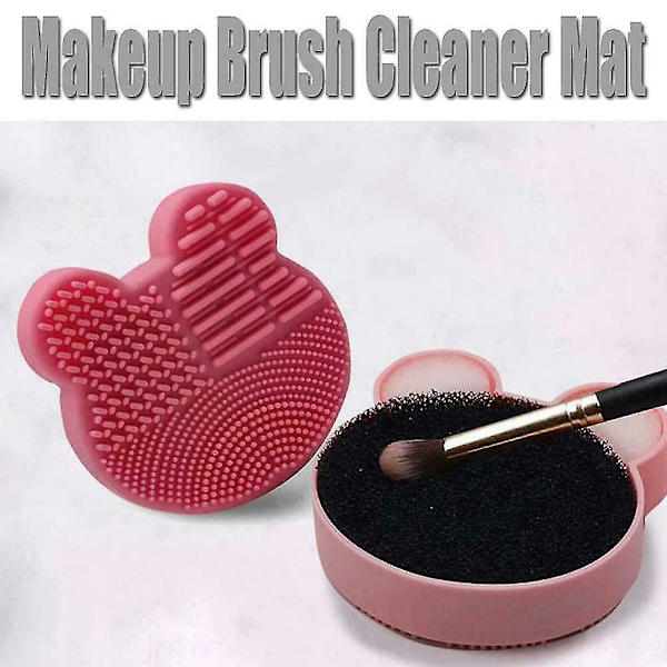 2 i 1 Makeup Borste Rengöring Björnshape