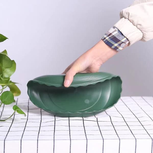Hushåll Gallons Blomkruka Bricka Plast Blomkruka Botten Extra Stor Förtjockad Chassi Pad Rund Vattenbas