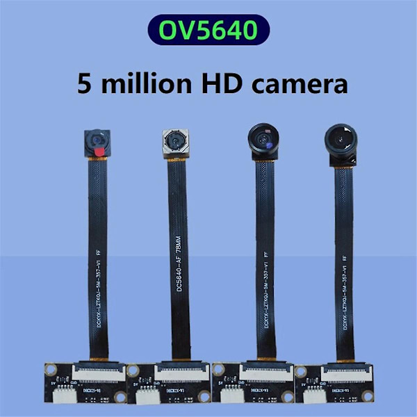 OV5640 5 millioner videokameramodul Notebook USB-drevfrit modul til gør-det-selv elektronisk komponent,12 Black