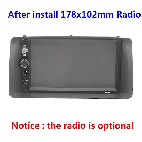 Bil Dashboard Ramme Radio Fascia Dash Mp5-spiller kompatibel med Toyota Corolla
