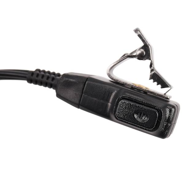 Air Acoustic Tube Ørestykke Mic Headset Ptt For Motorola Gp380 Bærbar Radio Walkie Talkie Gp 340 G black