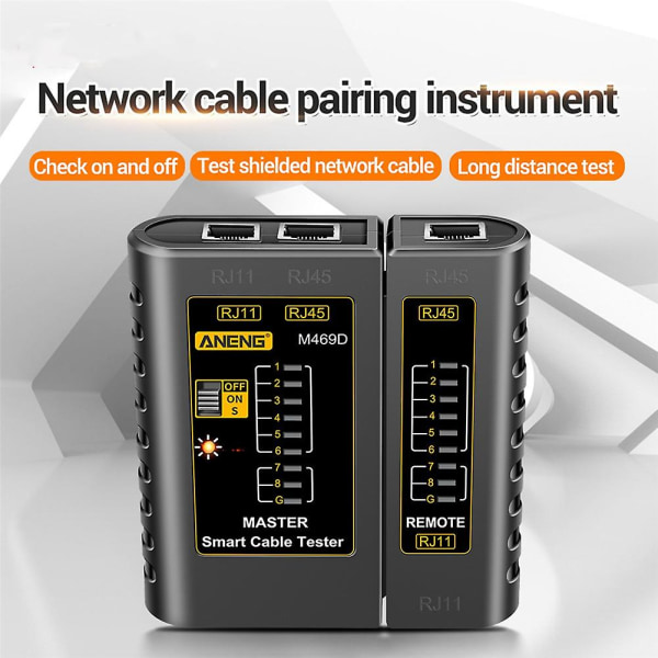 Aneng M469d Rj45 Kabel Lan Tester Nettverkskabel Tester Rj11 Rj12 Cat5 Utp Lan Kabel Tester Networki