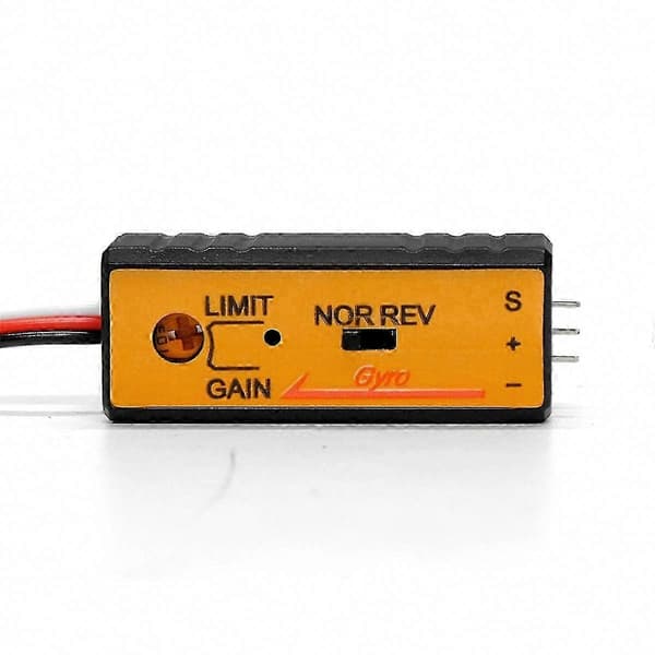 Minigyromodul for RC-driftkontroll i ultrakompakte biler og båter Black