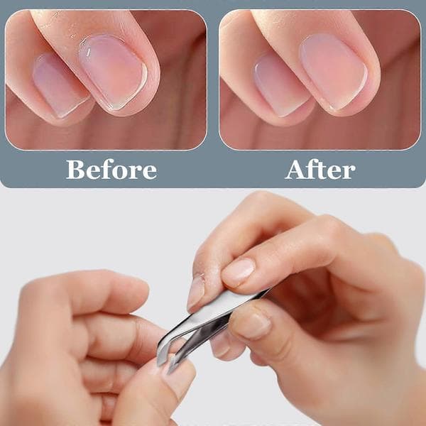 Professionel neglebåndstang i rustfrit stål med præcis spids til manicure og pedicure