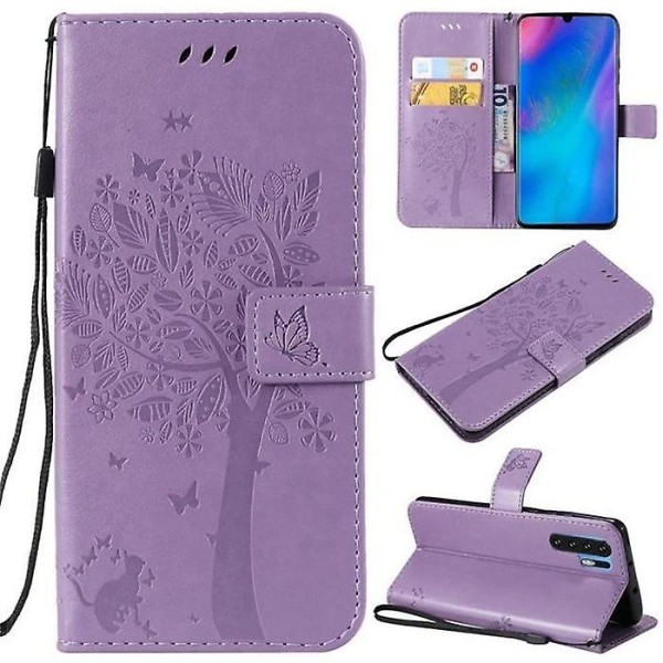 Huawei P30 Pro Protective Phone Case [INTE för Huawei P30] Huawei P30 Pro Flip Case Cover med stativ