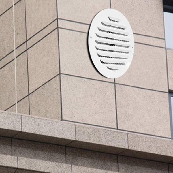 Multifunksjonell Vanntett Rund Robust Ventilasjonsrist i Rustfritt Stål kompatibel med Sikker og Effektiv Garasjeventilasjon 100mm