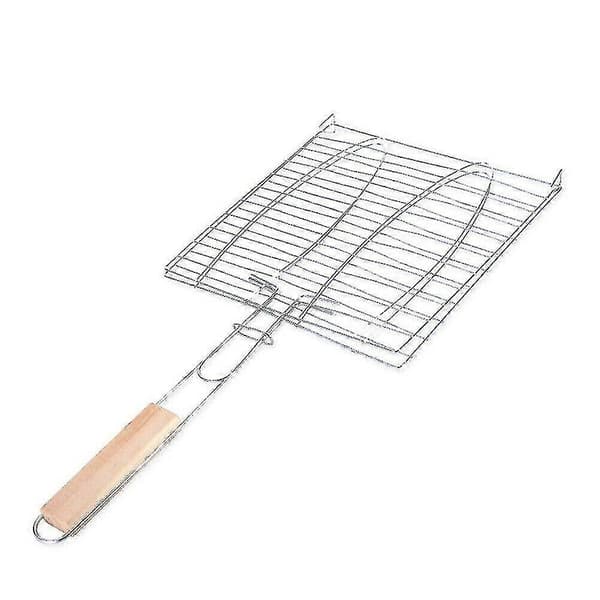 Vikbar grillkorg Grill Bbq Nät Biff Kött Fisk Grönsakshållare