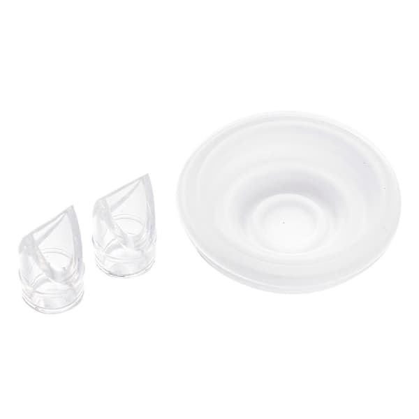 Elektrisk brystpumpe erstatningstilbehør med 3 stk 150 ml melkeoppsamler Diaphragms - Valves