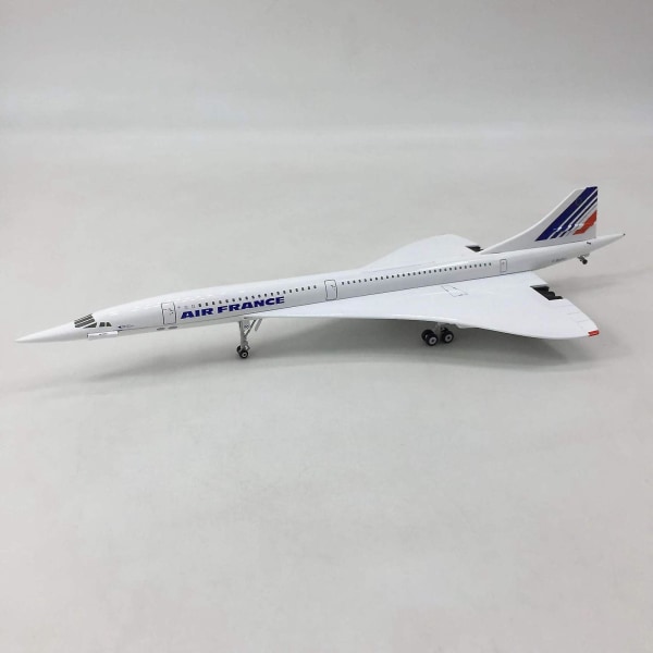 1/200 Concorde Supersonic passagerfly Air France Airways model til statisk skærmsamling As Shown
