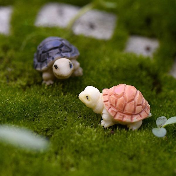 20 stk. Miniature Skildpadde Figur af Harpiks