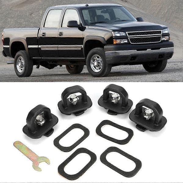 Fastgørelseskroge til Chevy Silverado - 4 stk. lastbilssengsankre