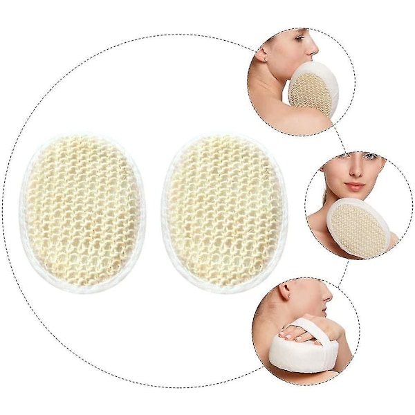 Sisal Hamp Bad Svamp Exfolierande Dynor Rena