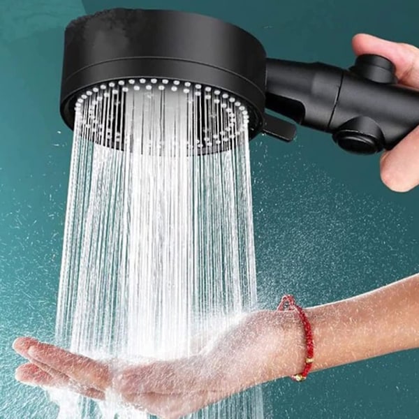 Shower Head, High Pressure Shower Head With 5 Modes, Handheld With On/off Switch Water Saving