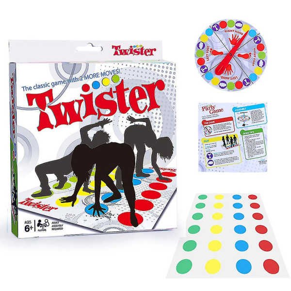 Klassiskt Twister-spelfest Förälder-barn-spel Familj Multiplayer interaktiva brädspelspresenter