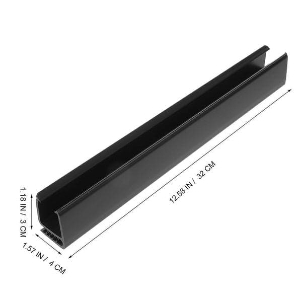 2 stk. golfbil frontrute klips golfbil frontrute stripe golfbil tilbehør 32,00X4,00X3,00CM Svart