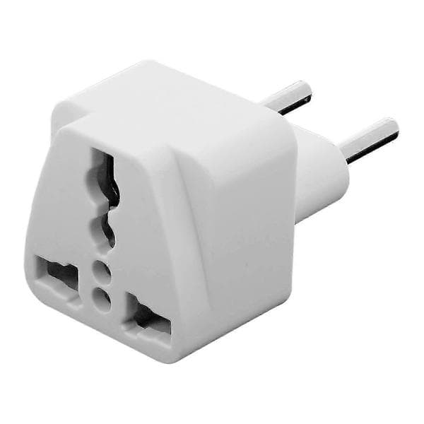 Universal reseadapter för , USA och Karibien - Typ C-kontakt i vitt
