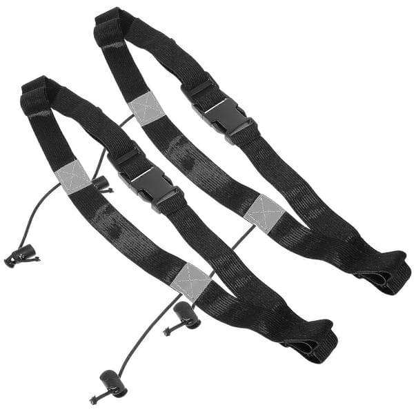 2PCS Triathlon Tävlingsnummerbälte Reflekterande Design Tävlingsbälte Fästband
